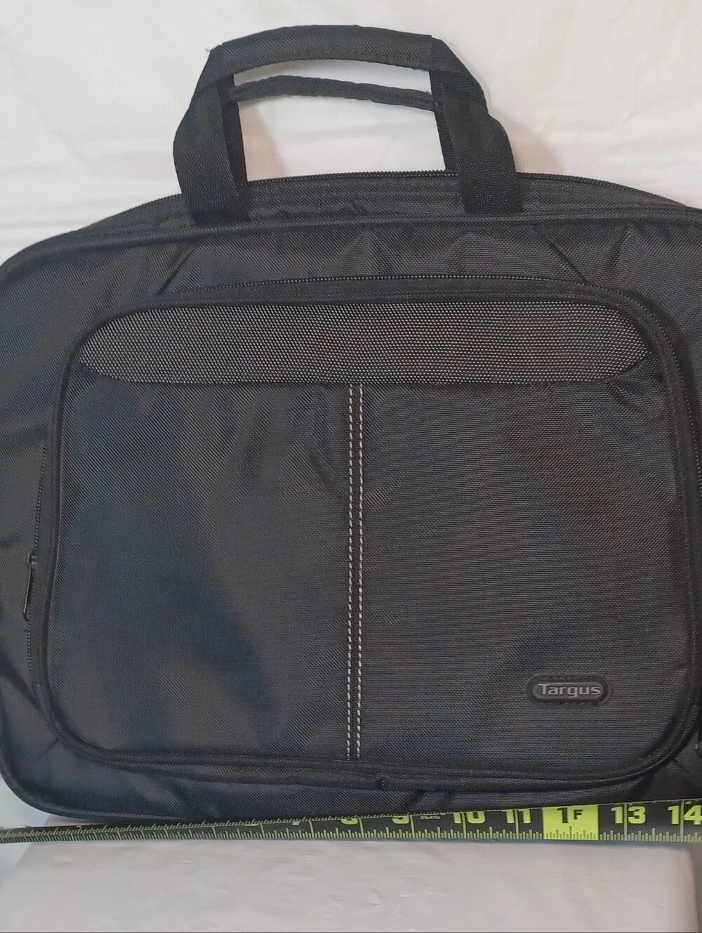 Targus Intellect Black Breifcase With Padded Laptop Area, Front Organizer Pocket